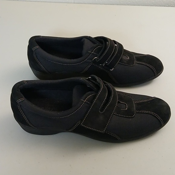 STRICTLY COMFORT SUEDE LEATHER UPPER, RUBBER SOLE, WALKING ATHLETIC SHOE - Picture 3 of 11